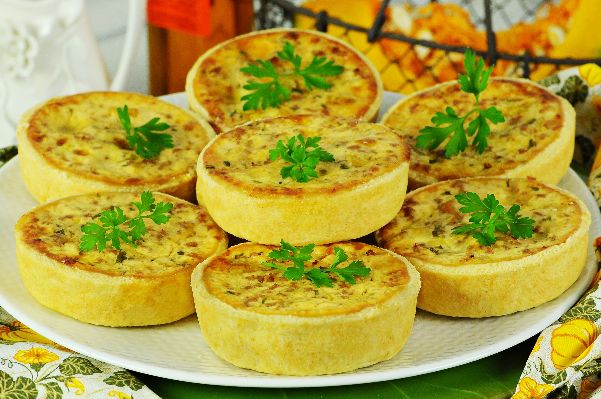 QUICHE DE CALABRESA COM CABOTIÁ