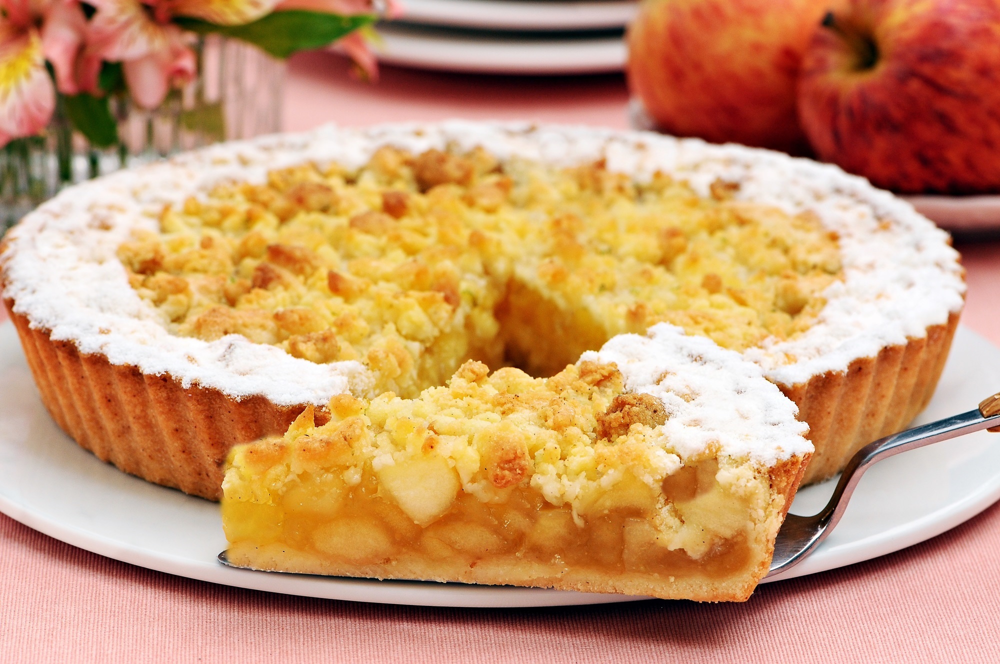 TORTA CROCANTE DE MAÇÃS